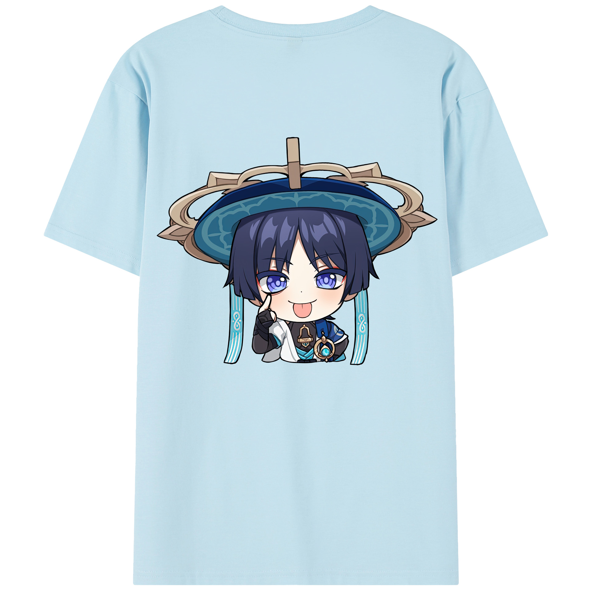 げんし神 さんペい genshin Sanpei 綿100％半袖Tシャツ（背面プリント）